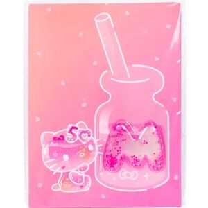 NEW Hello Kitty Milk Jar 50th Anniversary Journal Pink Sparkle Sanrio Sold Out